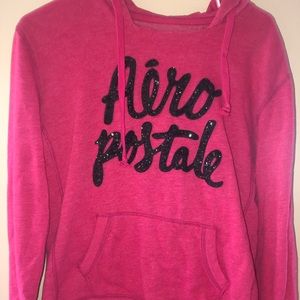 Hot Pink/Red light Aero hoodie